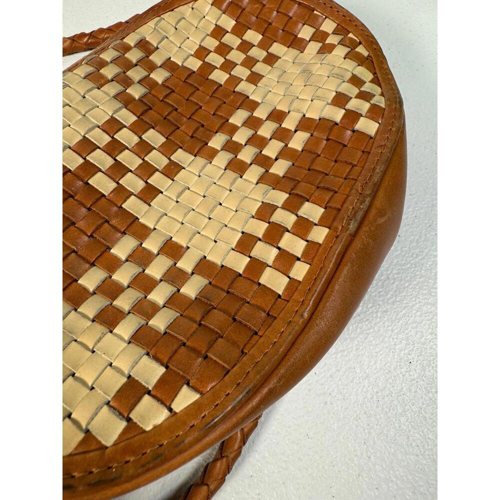 Bembien Vintage Check Ovale Crossbody – As Is (Leather Cracking & Scratches) - Picture 12 of 15